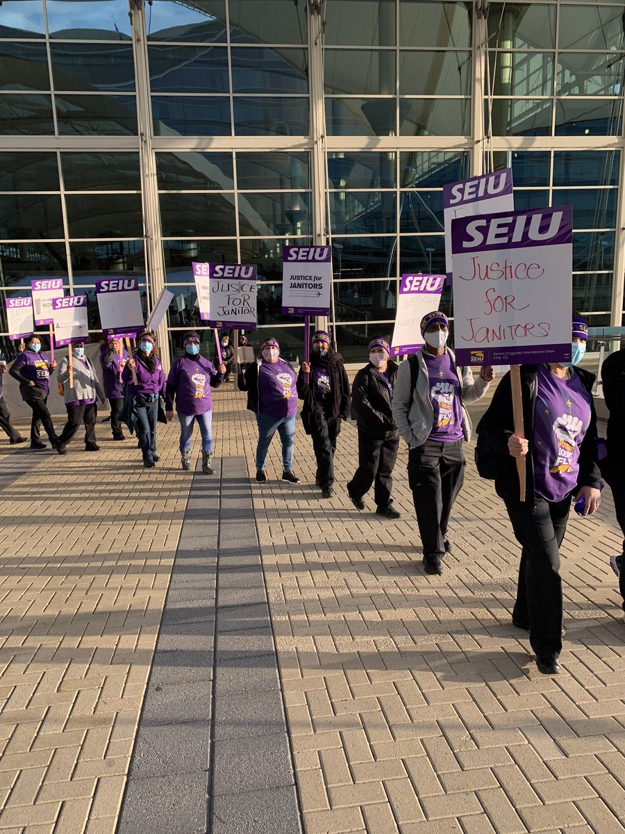 SEIU105's tweet photo. We are essential. It’s past time that we’re paid like it.
#DIAJanitorsStrike https://t.co/8PArE8JRPz