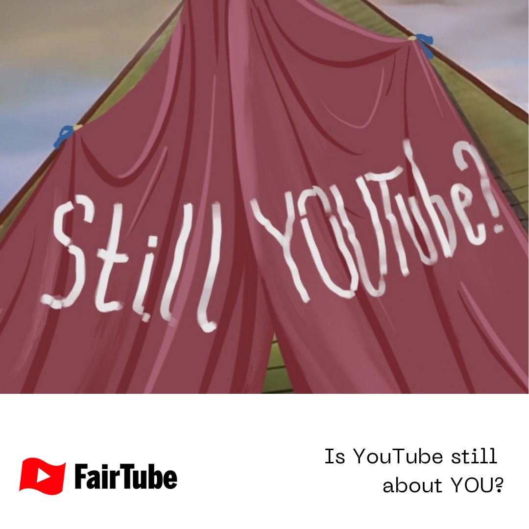 "Broadcast Yourself" used to be slogan of YT. They removed it afterwards. Is #YouTube still about YOU?🤔 No, YT doesn't appreciate the hard work of Creators &amp; treats them unfairly. We're about to start a campaign for justice on YT❗️ Stay tuned to see what's behind the curtain😉