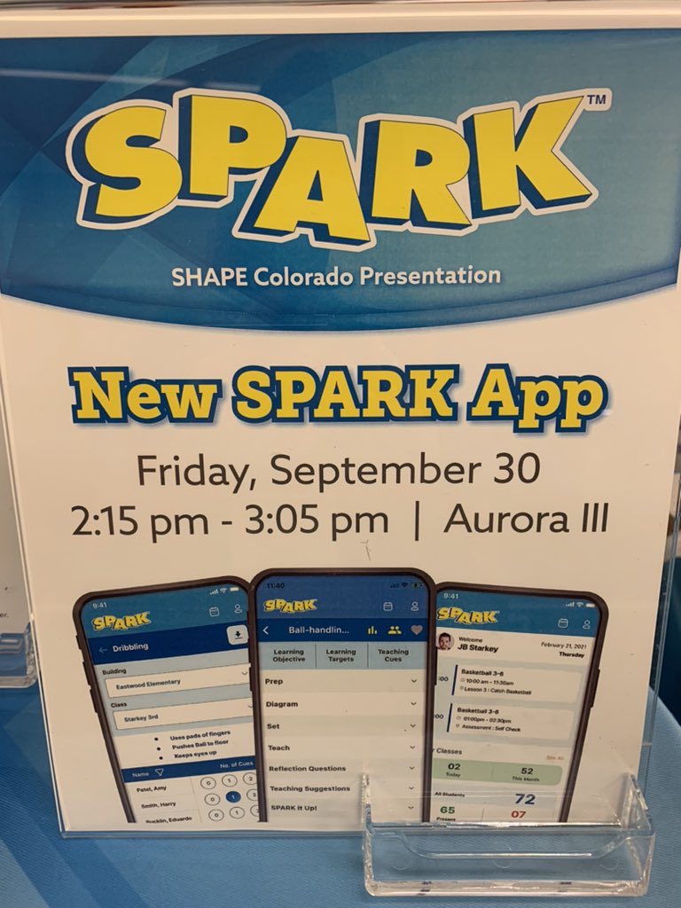 missjuliefrank's tweet image. Hey #SHAPECO2021 attendees join @BrianHullPE and I today to learn more about the #SPARKapp @SPARKPhysEd