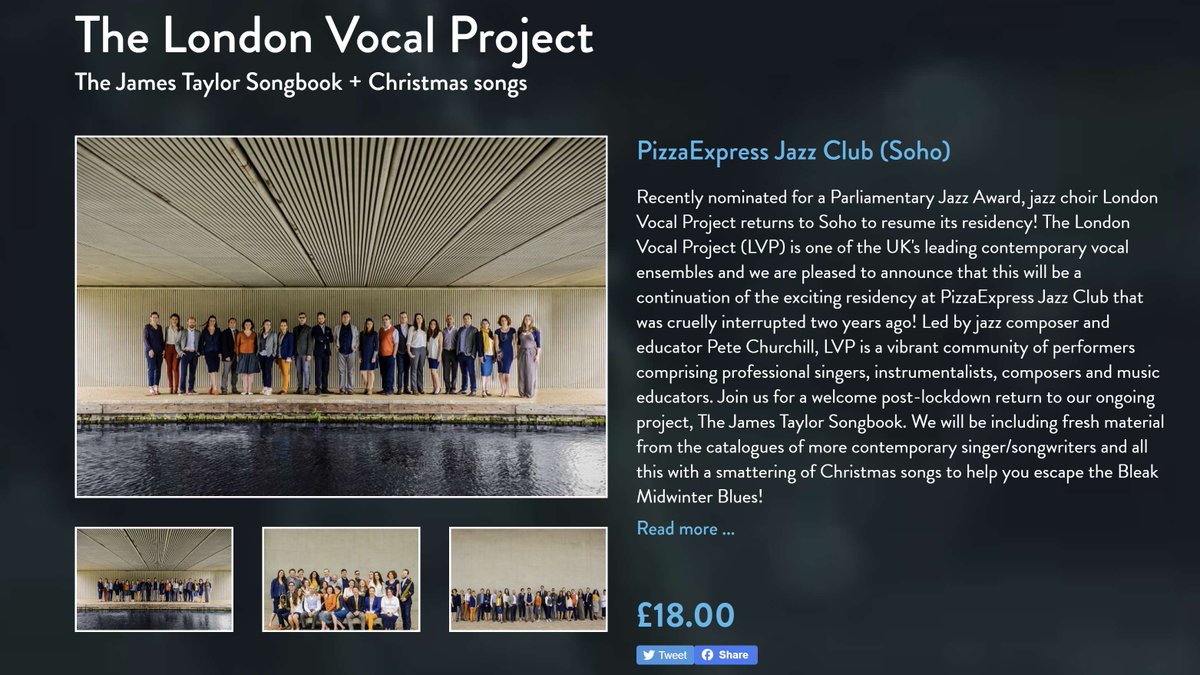 WOW! Our first live gig in two years! 
5th December at <a href="/pizzajazzclub/">PizzaExpress Live</a> 
So excited to be doing this again! Last time it sold out well in advance.... So book early and make sure you don't miss out!
pizzaexpresslive.com/whats-on/the-l…