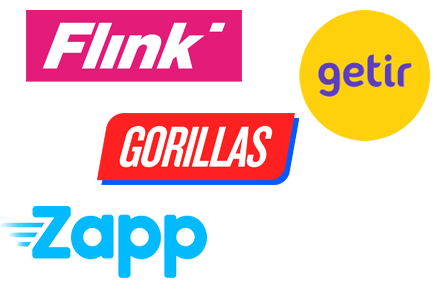Nieuws: de website snellesupers.nl vergelijkt alle flitsbezorgers in Nederland. Via de website kunnen bezoekers snelle bezorgdiensten als Flink, Gorillas, Getir en Zapp met elkaar vergelijken. #flitsbezorgers #flink #gorillas #zapp #getir #innovatie