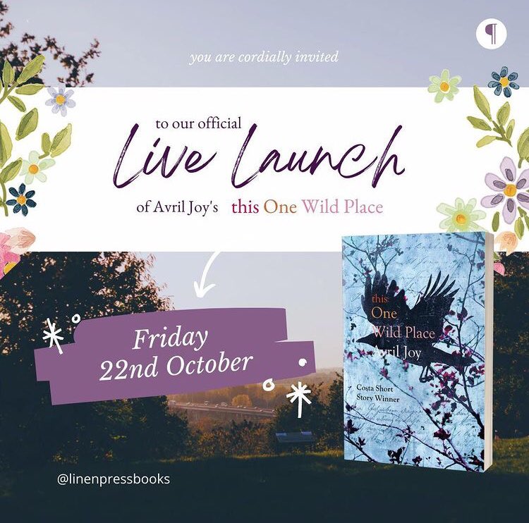 LinenPressBooks's tweet photo. You’re invited...💌
To the event of the season! Join us on 22.10.21 at St Thomas’ Church Hall, Stanhope to celebrate the launch of @JoyAvril’s new collection ‘this One Wild Place’🌸
The event is free with no 🎟 required. We’d love to see you there! https://t.co/wbccmV83Ge