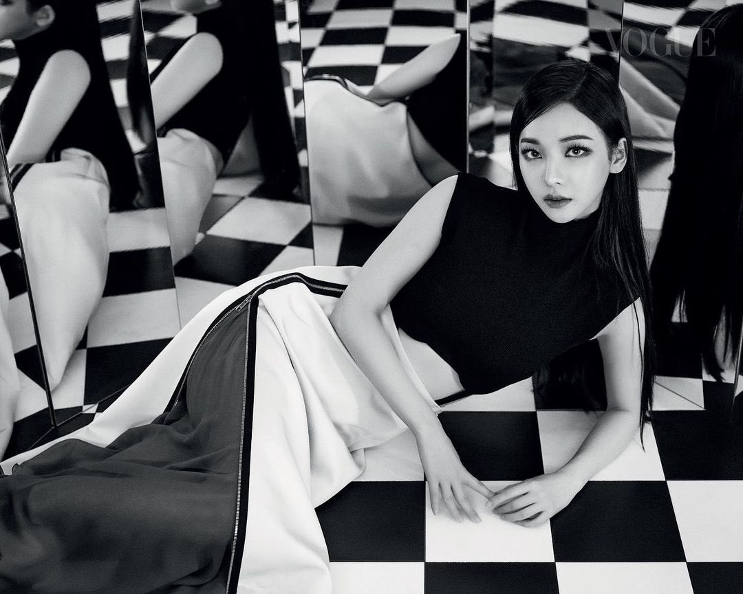 karina for vogue singapore