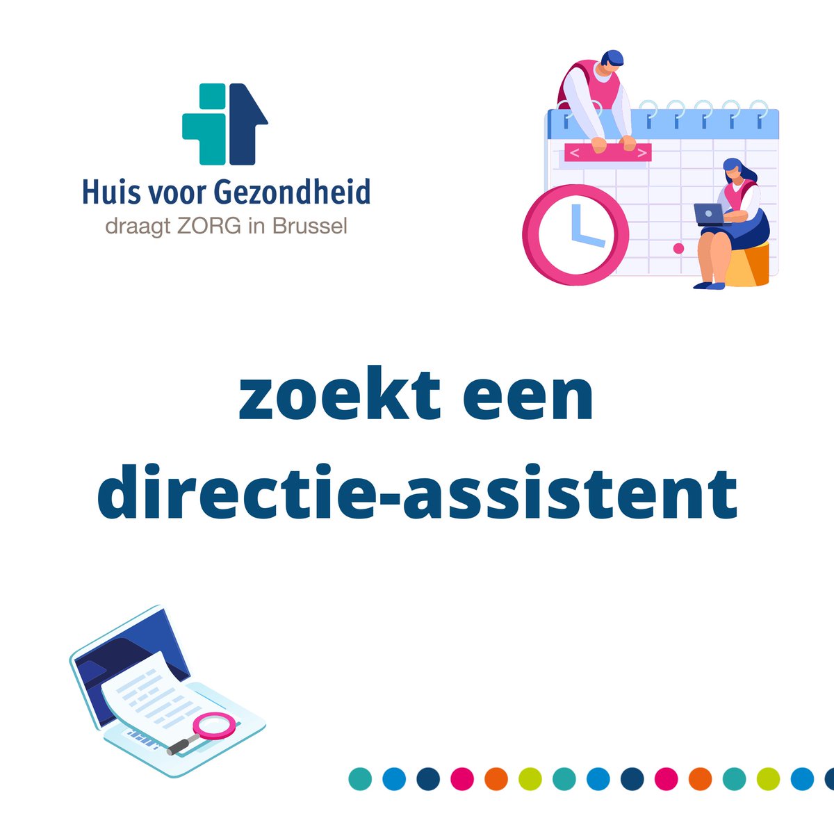 Huis voor Gezondheid zoekt een #directie-assistent. 

Heb je een hart voor HR? Ben je een organisatorisch wonder? Heb je kaas gegeten van boekhouden? Zin om onze directie te ondersteunen? 

Stuur ons je CV en motivatiebrief. 

huisvoorgezondheid.be/zoekertjes/dir…  

#vacature #Brussel