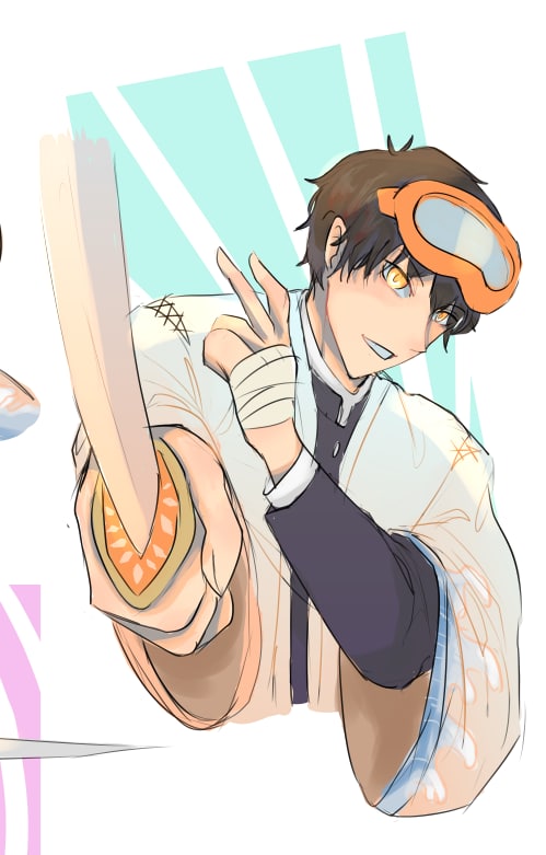 4isyxh's tweet image. @mohweeLIVE hey rmbr when u asked for a Demon Slayer AU of urself? Yea i did a redraw 😎
.
.
Also Breath of the Waves?? 😗👍
#mohwee #mohweefanart