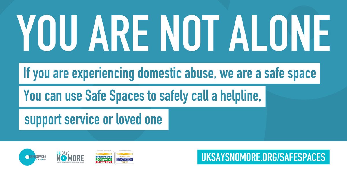 Hestia1970's tweet photo. You don't have to be looking to call a helpline to use a safe space. If you're worried about your partner's behaviour &amp; simply need somewhere to think or call a friend, Safe Spaces are open in pharmacies &amp; banks for you to do so

Find your nearest one: https://t.co/Obb7kThevc https://t.co/xkW2At0x4E