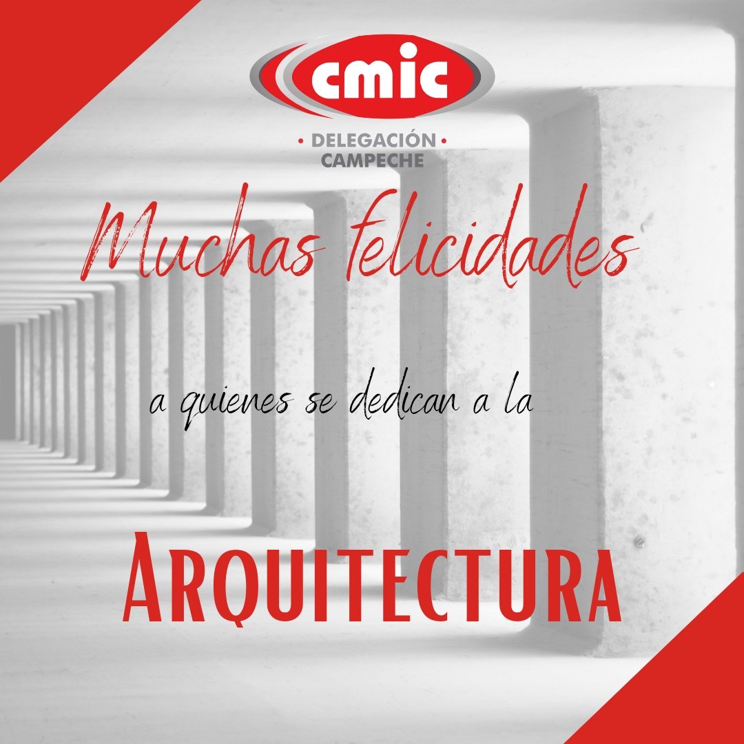Cmic_Campeche's tweet photo. ✨Muchas felicidades a las/los profesionales de la #arquitectura, especialmente a quienes forman parte de #CMIC #Campeche. 

#Díanacionalarquitectas #Díanacionalarquitectos https://t.co/7DQhIXHRz7