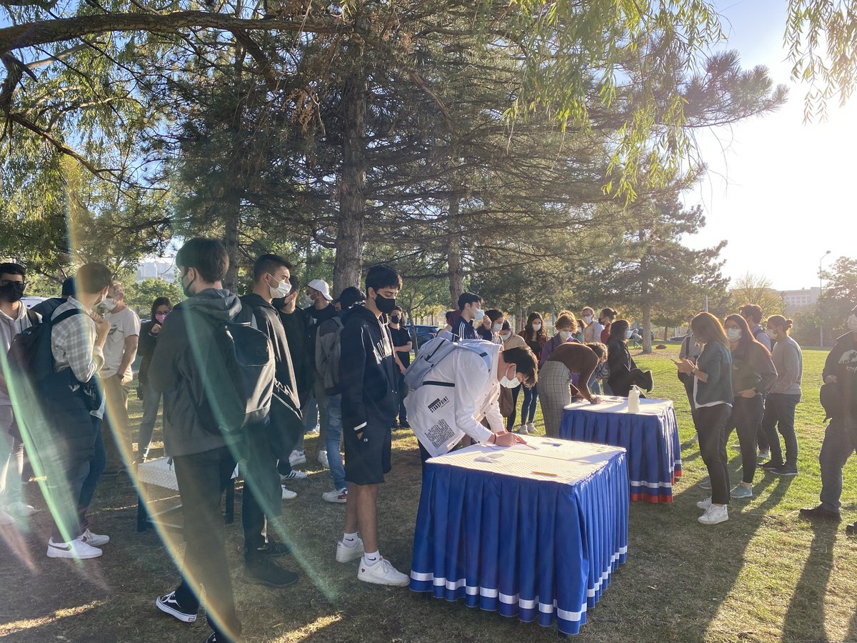 CTISBilkent's tweet photo. This week CTIS welcomed its very new students: Generation 2021. The future is here! #CTISGeneration2021 https://t.co/iV8P2g7J2v