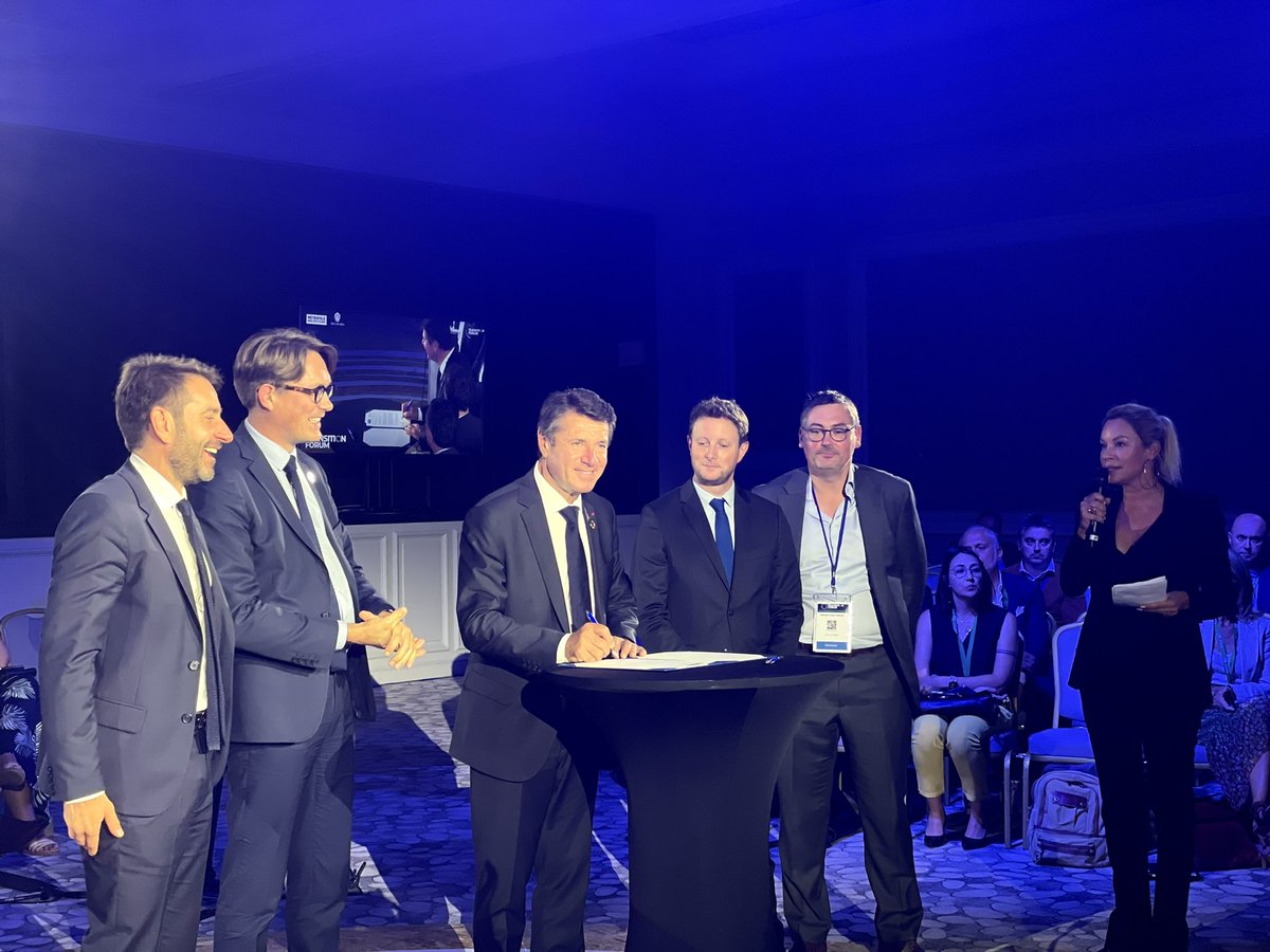 MonettiGraig's tweet photo. La @VilledeNice est au rendez-vous de l'Histoire avec la signature des Accords de Nice pour le climat à l’occasion des #nicetransitiondays. La transition écologique et énergétique est le défi majeur de notre génération. https://t.co/CbgIQbB5Zx