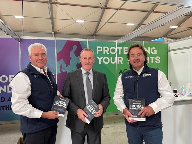 hyperfast_ni's tweet photo. Last week at the @BalmoralShow, we had the opportunity to meet with several political and stakeholder representatives and provide an update on the #HyperfastNI network progress and implementation plan across NI. #ProjectStratum #ConnectingRuralCommunities #RuralRevolution https://t.co/QV37LsU1WL