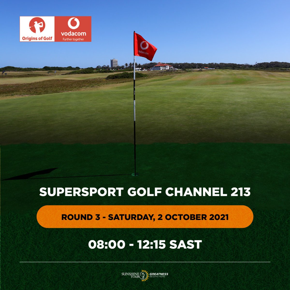 There will be all to play for tomorrow at the <a href="/Vodacom/">Vodacom</a> <a href="/originsofgolf_/">Vodacom Origins of Golf</a>, and you can catch all the action live on <a href="/SuperSportTV/">SuperSport 🏆</a> channel 213 from 8:00 🙌⛳

#GreatnessBeginsHere #VOGHumewood #VodacomOrigins