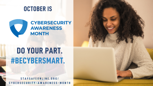 rclees_mf's tweet photo. #CybersecurityAwarenessMonth: 4 weeks to highlight what needs to be done year around. 

@MicroFocusSec's new #InfoSec blog discusses ways for orgs to #BeCyberSmart. Read it now: | #CyberResilience @StaySafeOnline https://t.co/xdh5bNGkgl #MyCompany https://t.co/BA1q8rpQml