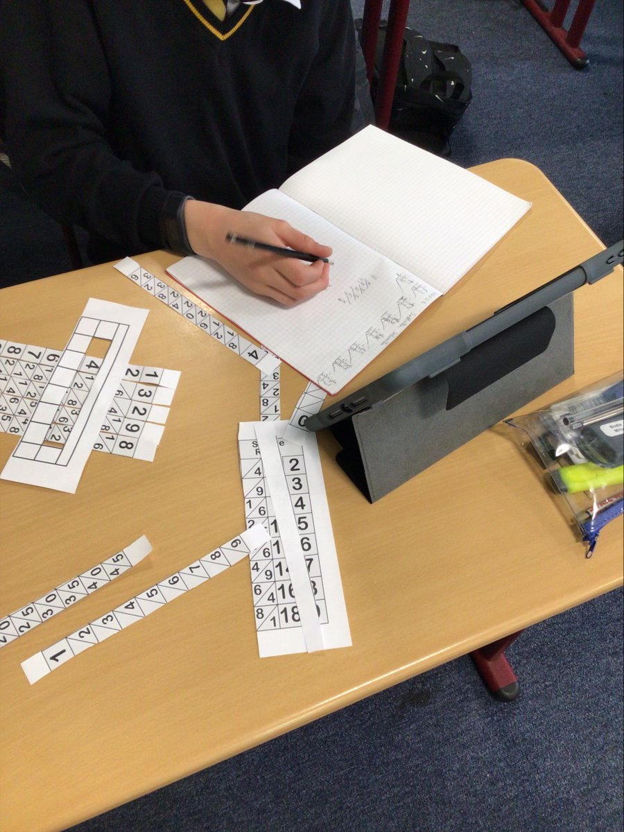 HillparkMaths's tweet photo. S1 pupils building their own 'Napier's Bones' calculator and competing in the #MathsWeekScotland Sumdog challenge!
@HillparkSec https://t.co/WTYU1o34zC