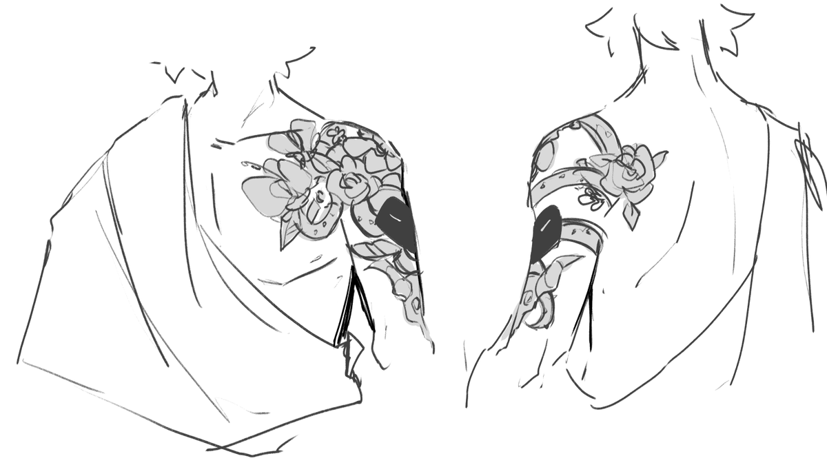 tattoo! it grows as time passes :] Started out with the heart and then ender dragon skull, and then flowers started blooming around them 