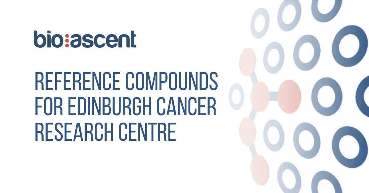 BioAscent's tweet photo. BioAscent has worked closely with Edinburgh Cancer Research Centre (ECRC) at the University of Edinburgh to purchase a set of reference compounds for use in ECRC's unique phenotypic assays. Read more here:
https://t.co/himNKzfpUK
#compoundmanagement #compoundlibrary https://t.co/j8Hhh81v19