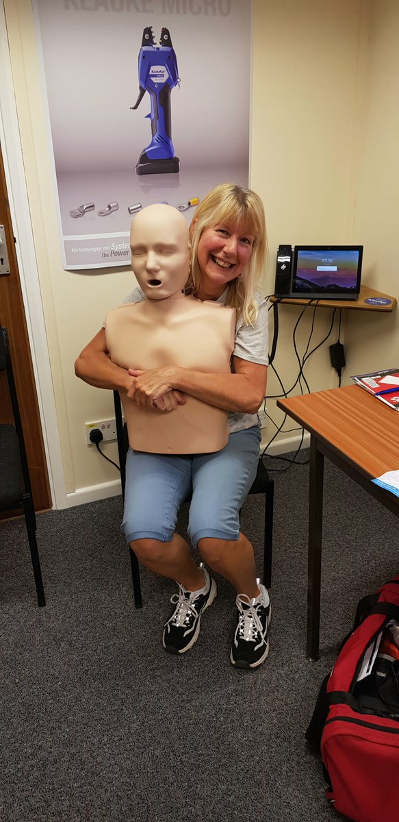 Cablectrix's tweet photo. Well done to the ladies on passing their First Aid course! We know that we are now in safe hands if anything were to happen. #firstaid #FridayVibes #cablectrix #approvedinstructednetwork #savelives #saferworkplace #healthandsafety https://t.co/T6MvdB2hSN