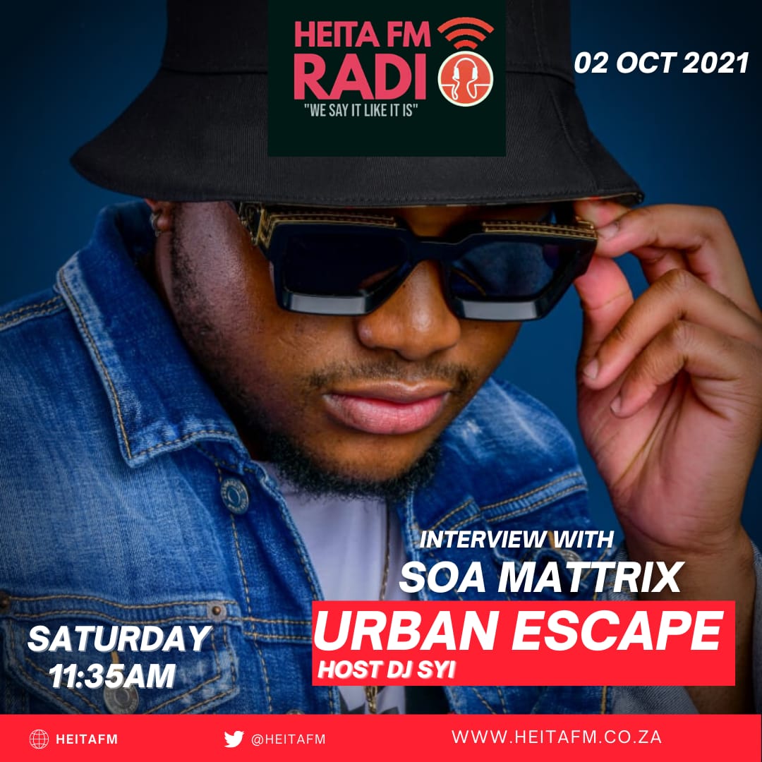 heitafm's tweet photo. CATCH SOA MATTRIX AND TEAM DISTANT ON THE URBAN ESCAPE WITH DJ SYI EVERY SATURDAY.
#Heitafm
#UrbanEscape
#DjSYI
#TeamDistant
#SoaMattrix https://t.co/Pww6m19dMv