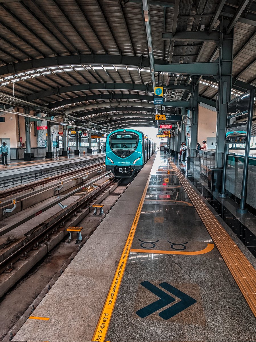 Considering the increase in ridership on weekends subsequent to lifting of the weekend lockdown, KMRL has revised the weekend train frequency as follows:
8 min. 15 sec. during peak hours &amp; 10 min. during non-peak hours on Saturdays, and 10 min. frequency throughout on Sundays.