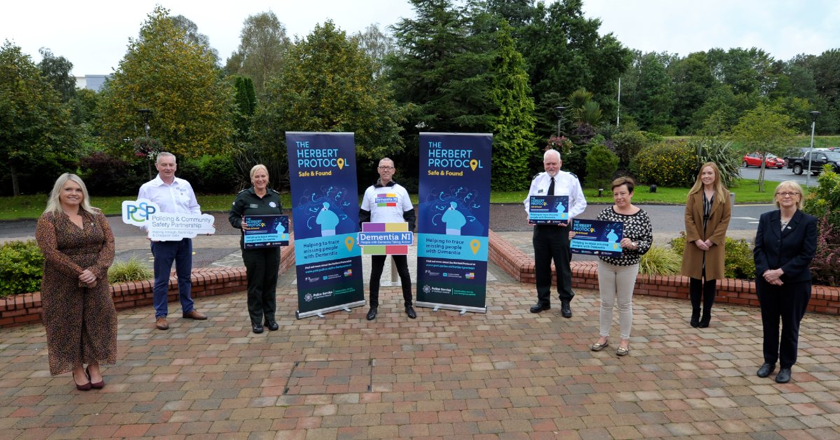 PSNIABC's tweet photo. The Herbert Protocol is a new pilot initiative which will help us recover people who have dementia if they are reported missing.

This is available initially to people in Armagh, Banbridge &amp; Craigavon. To learn more visit https://t.co/kQXXiK3373
 
@Dementia_NI @PCSP_S @HSCBoard https://t.co/5SKmIZZyAW