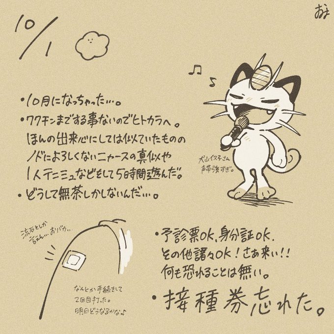 今日… 