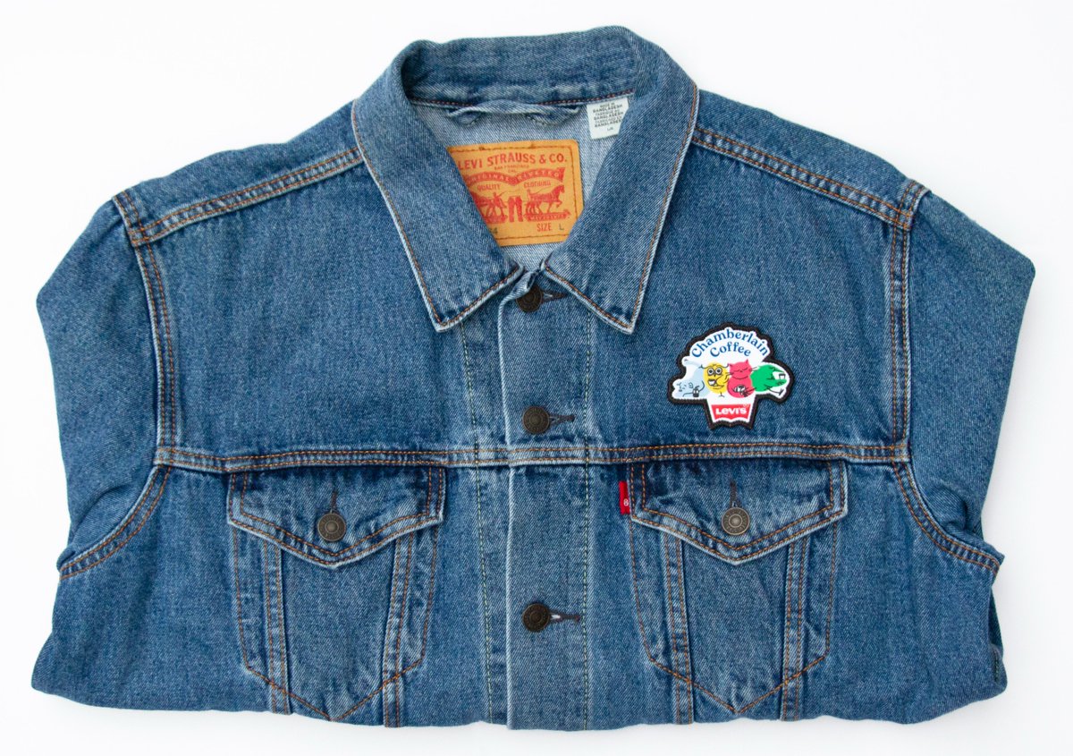 Levi's® on Twitter: "It's International Coffee Day ☕️ Stop by Levi's® Times Square, starting at to celebrate with us and Chamberlain Coffee. Get this cute patch with any Levi's purchase and