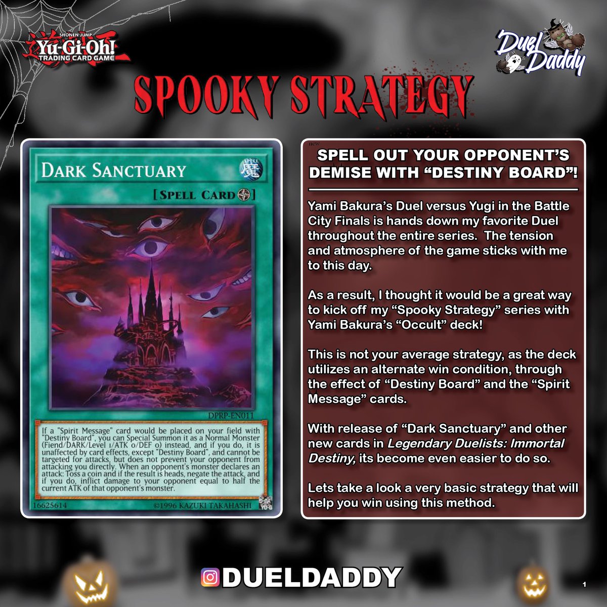 1 of 2) It's October, and officially spooky season, so to celebrate I'm starting a new limited time #spookystrategy series, focusing on some of scarier archetypes in the #yugiohtcg First up is 1 of 2) It's October, and officially spooky season, so to celebrate I'm starting a new limited time #spookystrategy series, focusing on some of scarier archetypes in the #yugiohtcg First up is