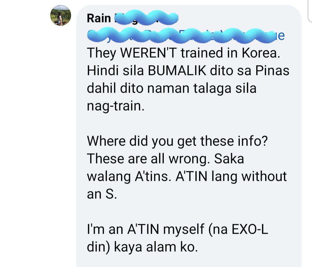 momichipmunksss's tweet photo. Pinagsasabi nito? 😅

May nakita lang akong post sa FB, KPOP groups daw worth to stan. Chineck ko, hinanap ko EXO. Gulat ako andun esbi, so nag-comment ako. 

Tas ayan may nagreply. "Pinagtanggol" nya naman esbi kaso mali mali info. Sumakit bangs ko. 😬

@SB19Official #SB19 https://t.co/ux6J3MKtGn
