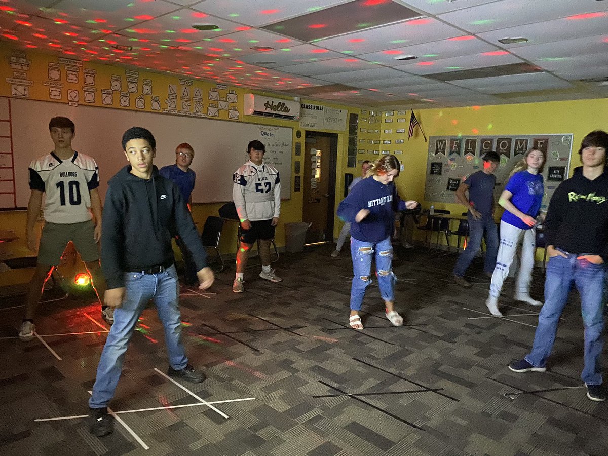 mathlunneborg's tweet photo. Played dance, dance, transversal in #Geometry today reviewing the classifications of angles formed by two lines and a transversal. #MilnorMath https://t.co/TpYg66AgI2