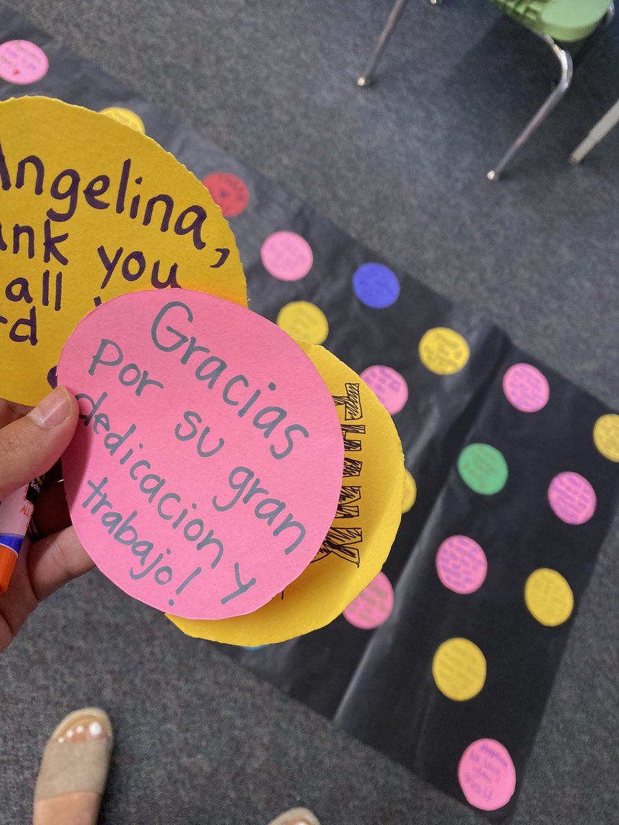 AracelyZavala19's tweet photo. Honoring our custodian staff a little early so they feel the love from ALL staff at MCA. Had our teachers write a thank you dot to create a poster celebrating them π€ #CustodianStaffAppreciation #MCAFamily #SchoolCulture @zjgalvan @MCA_PAWS @ms_pantaleon @mca_counselor https://t.co/g36UfSatNK