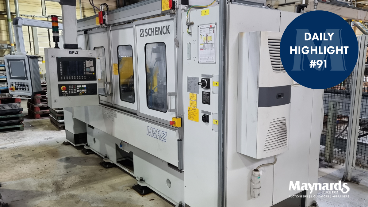 MaynardsEurope's tweet photo. #Schenk 400 MBRZ #Crankshaft Balance Measuring 
👉https://t.co/cl6w9Xz4v9

#OnlineAuction closing 6th October. Make your bid on this and other #metalworking and crankshaft processing #machinery before it's too late⏱:
👉https://t.co/JC2i8EwIdv

 #b2b #machines #machinesforsale https://t.co/IqZCFJmZ9a