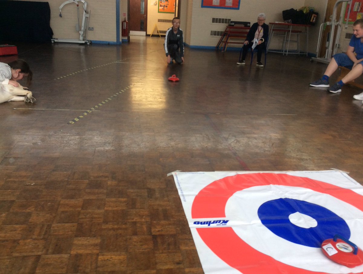 TirMorfa's tweet photo. Llandegla have been playing curling this week. We have seen some fantastic teamwork. #ytmllandegla #ytmhellwb https://t.co/aqKTLHWKdR