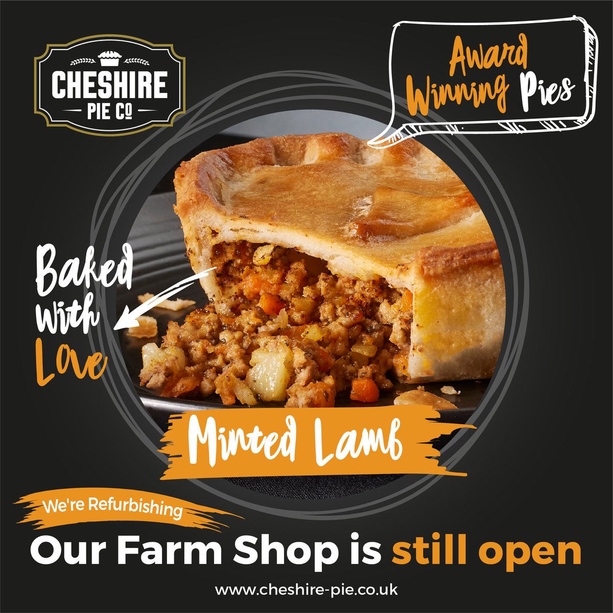 Just a reminder! We are still open at Dagfields in our farm shop. 🥧 And some of our pies have recently won awards! 🏆