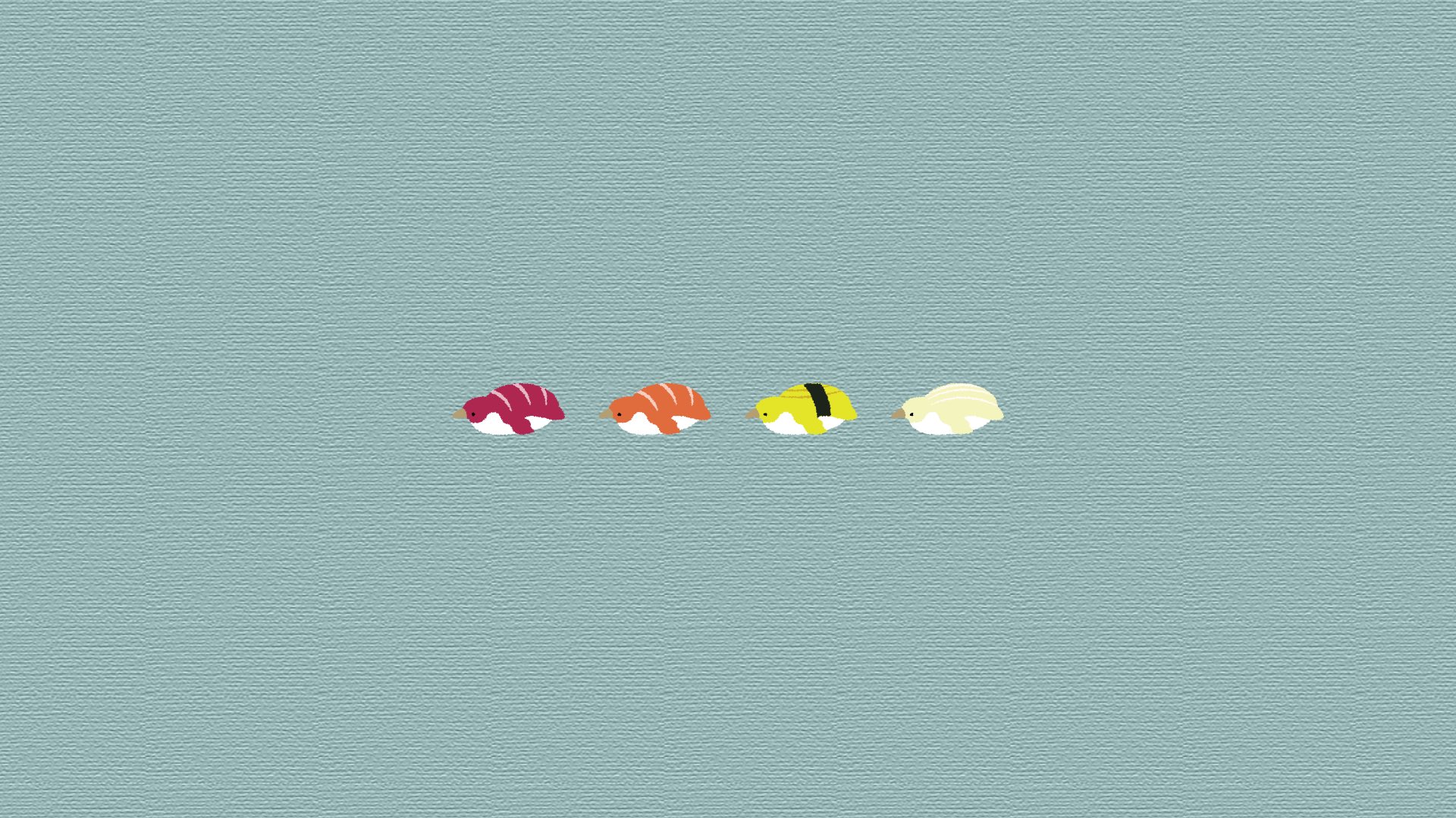 Numata すしみたいなペンギンの壁紙を作ったので 誰かに使っていただけるとテンションあがります イラスト 壁紙 Illustration ペンギン おすし イラスト好きな人と繋がりたい デスクトップ背景 スシロー行きたい Sushi T Co Plvsnrr9hl