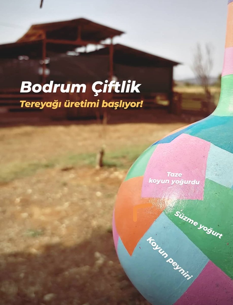 BodrumCiftlik's tweet photo. Bodrum Çiftlik'ten tereyağı üretimi başlıyor 😎 https://t.co/PWzJOJdcuy