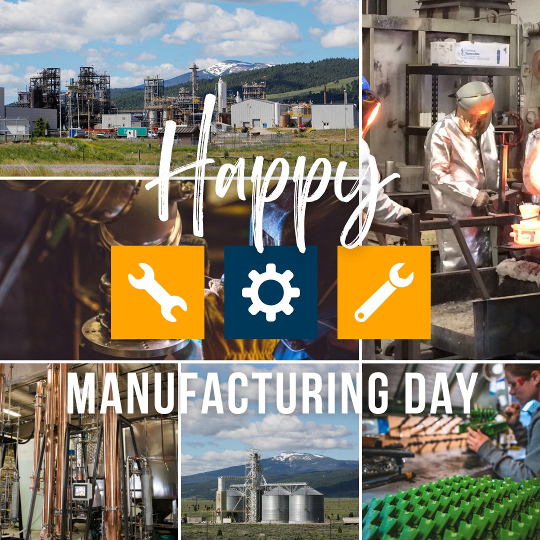 In Butte-Silver Bow, manufacturing industry jobs represent an estimated 822 employees, roughly half of the total manufacturing jobs in Southwest Montana at 1,691 employees.  The avg wage of manufacturing workers is roughly $54,411 in Butte-Silver Bow.

#MFGDay21 #ButteElevated