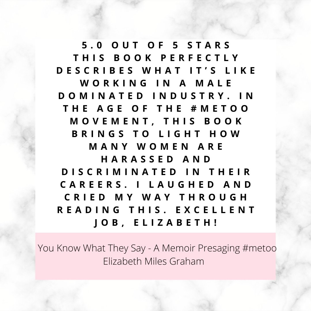 EMilesGraham's tweet photo. A great 5⭐️ review! If you’ve read my memoir and think it deserves 5⭐️s, please, review away. If you haven't read my memoir, read the reviews and maybe you'll want to 😉! #EndWorkplaceDiscrimination #EndWorkplaceHarassment #EndSexualHarassment #MeToo #TimesUp #MentalHealthAtWork https://t.co/4zNK2XXFjE