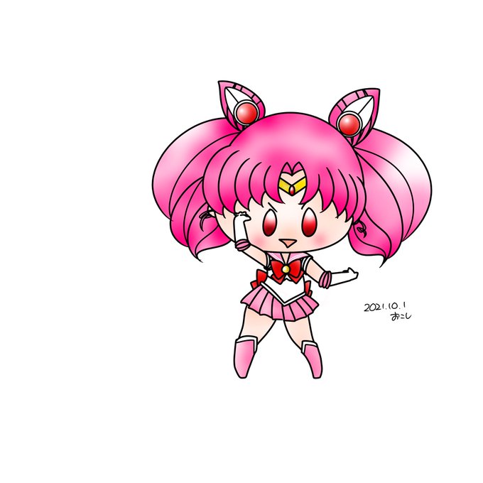 セラミュ　ルムヴマンフィナール　タオル　うさぎ、衛、ちびうさ、他　原作イラスト Sakura | mimosa💛 #illustration #illust #kawaiigirl