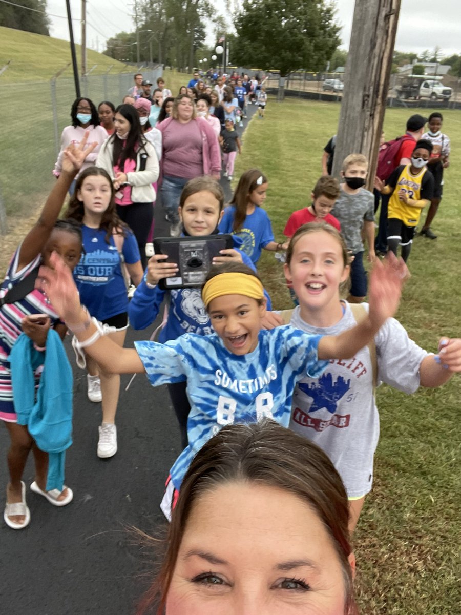 Briarcliff Walk to School, always enjoy being part of this fun!  <a href="/BRES_Bears/">BRES</a>