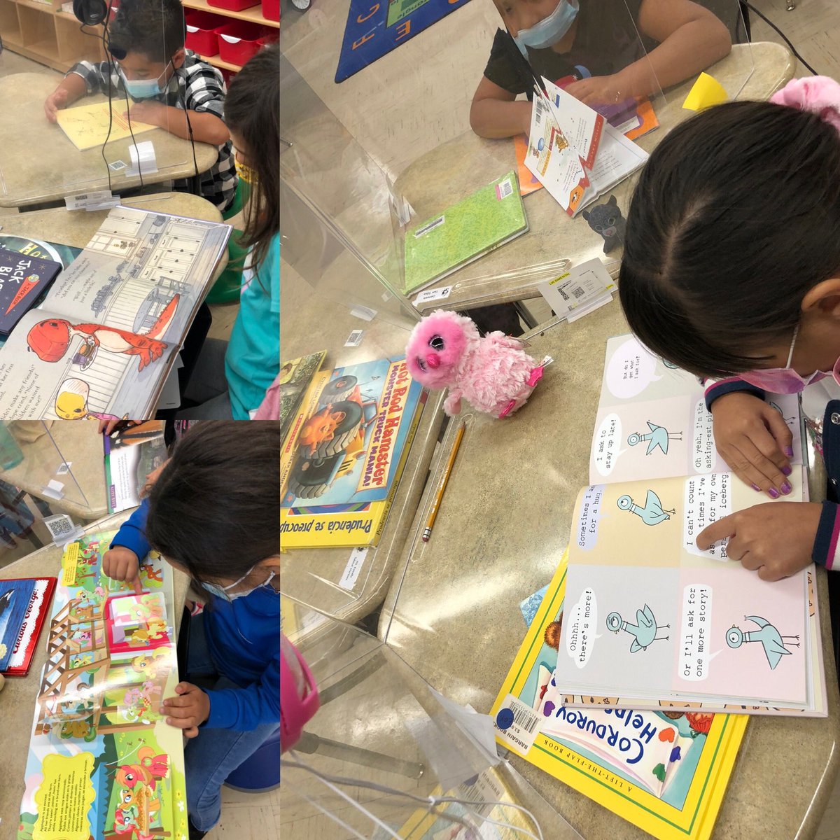 OdomFirst's tweet image. HEB Read 3 Read In! First graders practicing their Spanish and English reading stamina #read3readin #HEB @OdomEagles @AISDMultilingue @OdomESLibrary @AVID4College