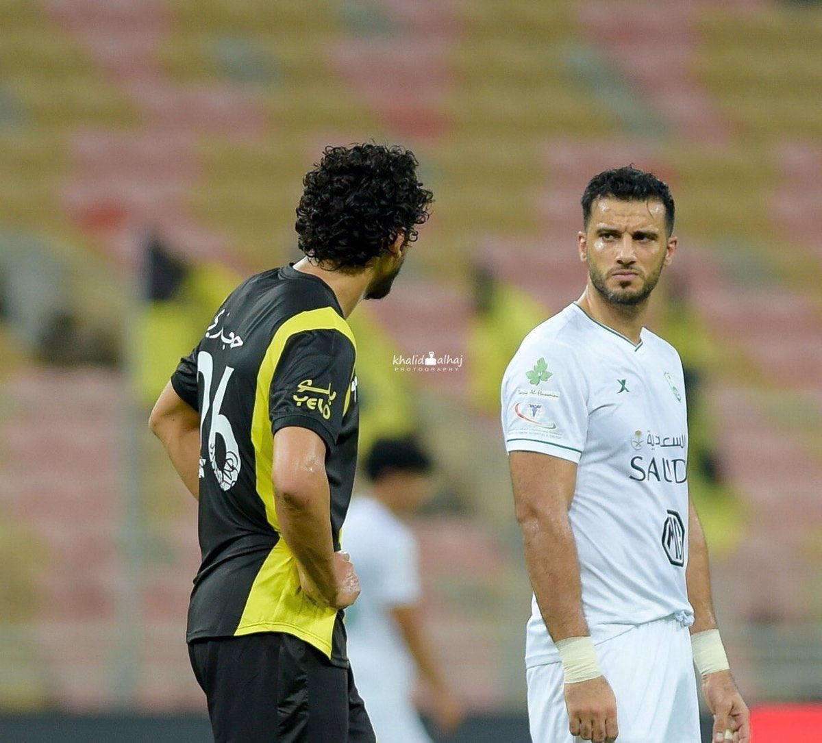 FH_MHY's tweet photo. حجازي &amp; السومة في تاريخ مواجهاتهم بالديربي:

المباريات:
3 مباريات
2 فوزين لـ #الاتحاد 💛
1 تعادل

الاهداف:
حجازي هدفين
السومة صفر

حجازي وضع السومة في جيبه في ثلاثة ملاعب خلال ثلاثة مباريات، في الجوهرة، في رديف الجوهرة، وفي ملعب عبدالله الفيصل.

🤫🤫🤫🤫🤫 https://t.co/rXyHJjUeyG