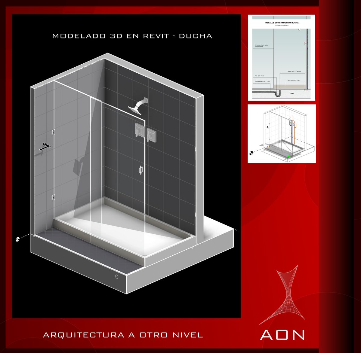 _ARQaon's tweet photo. Modelado 3d en Revit - Ducha https://t.co/VeaiwZOwu4