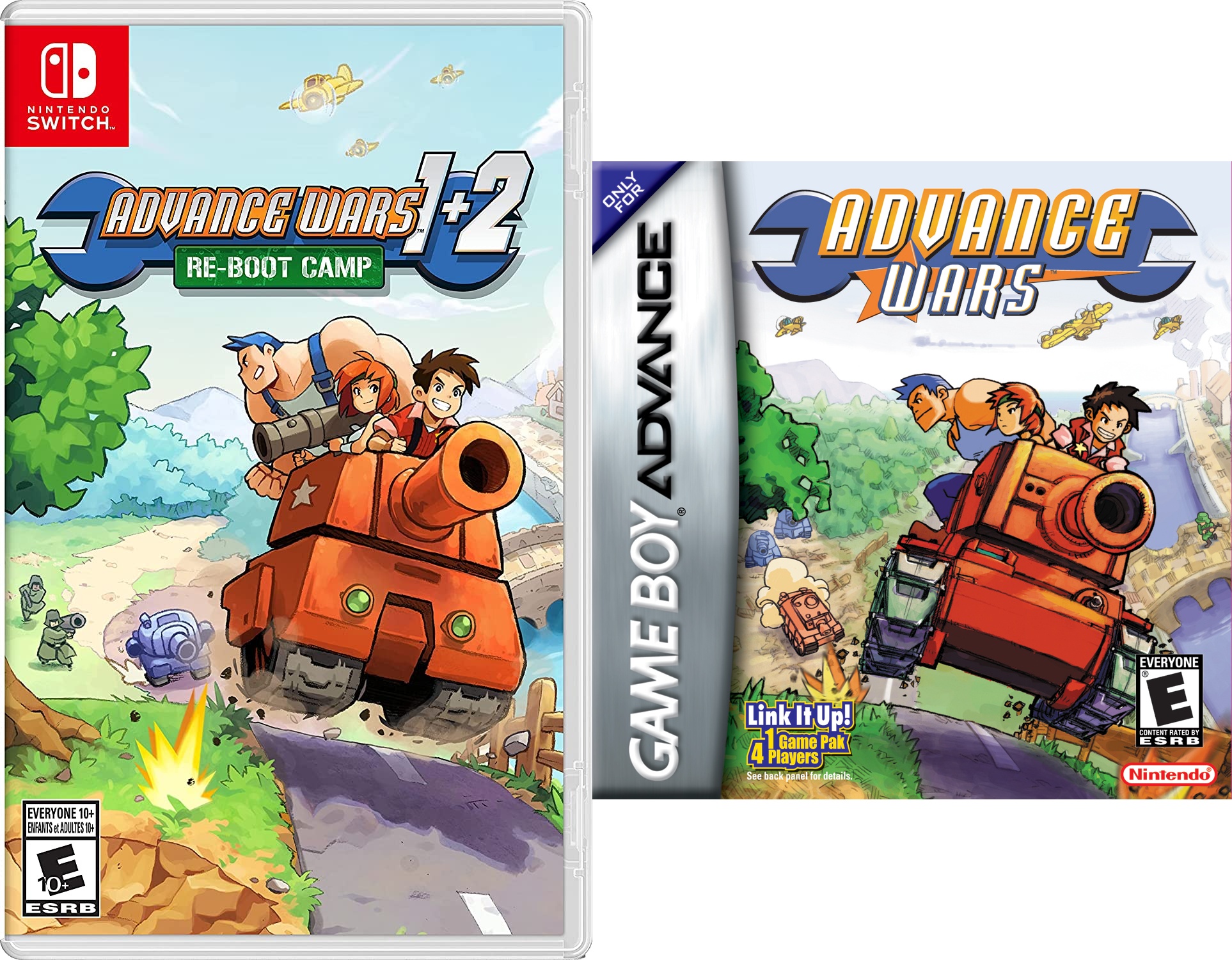 Wario64 on X: Advance Wars Switch vs GBA box art. 1+2 Re-Boot Camp  available for preorder ($59.99):   Best Buy   GameStop  Target   #ad