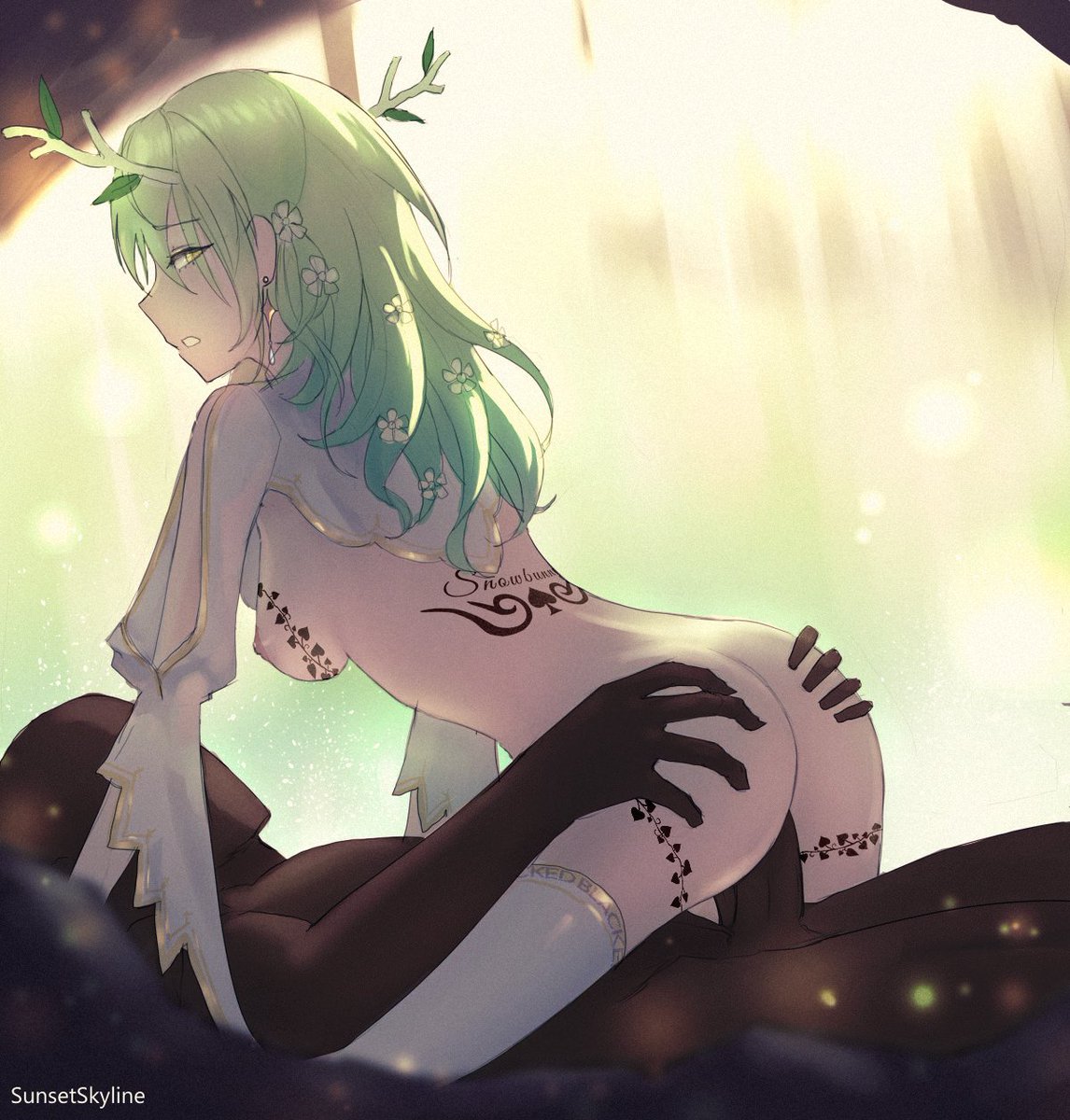 In nature, only alpha males get to breed. That's why Fauna is proudly and openly BBC only.

#holoblacked #blackedwaifus #QoS #snowbunny #saynotowhitebois
Artist: SunsetSkyline