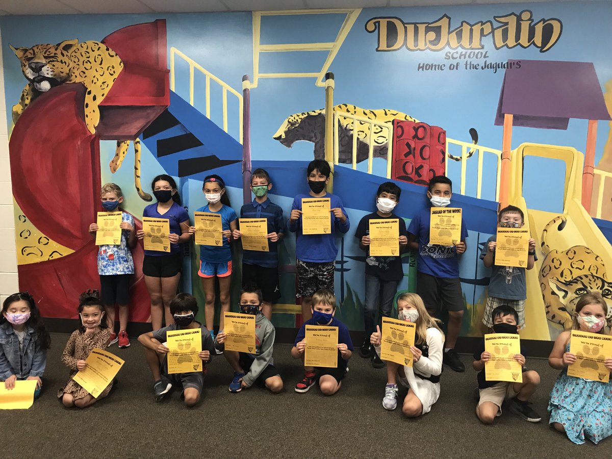 What a great group of Jaguars. Thanks for making DuJardin a great place to learn &amp; grow. #LeadLikeAJaguar