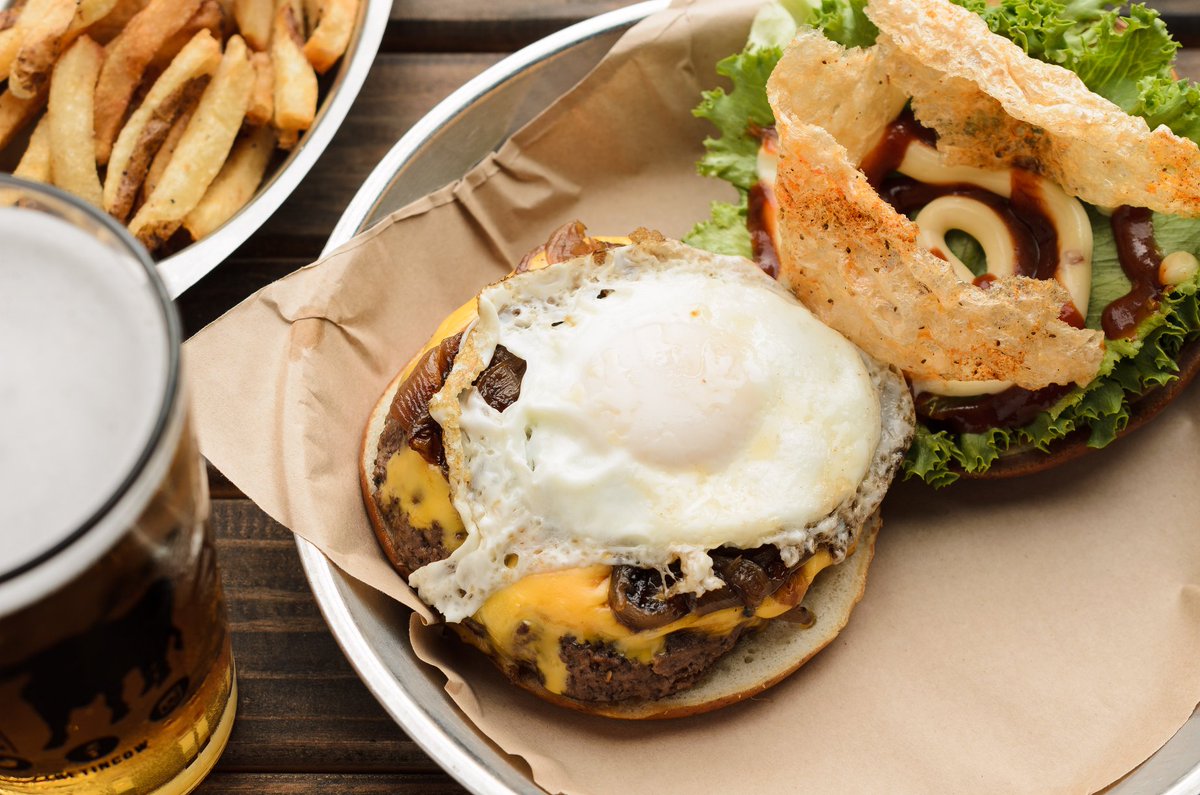 From classic to wild, we have your burger needs covered!

We're open until 11PM tonight, so come see us for the best burgers, milkshakes, and canned craft beer in Pensacola!