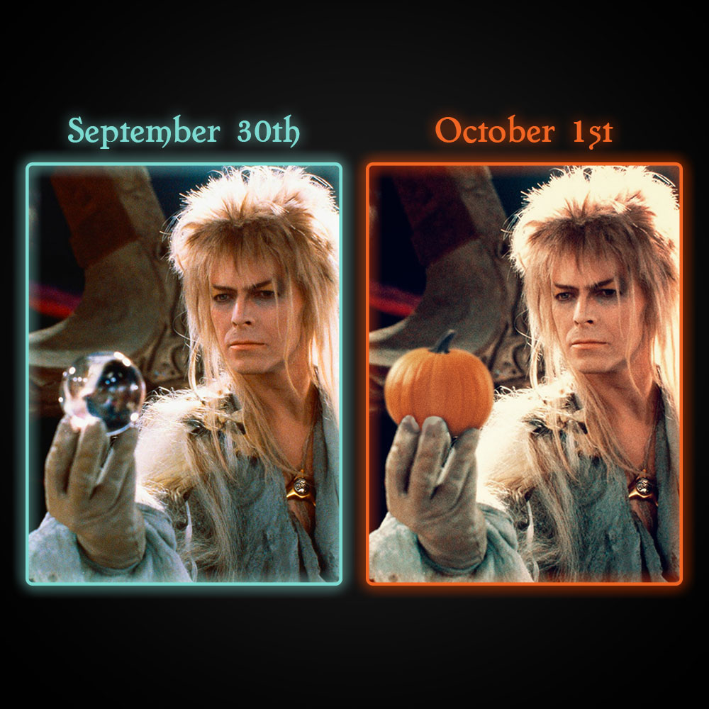 All he had to add was the pumpkin. He already had the spice.
#JimHensonCompany #October #Labyrinth
