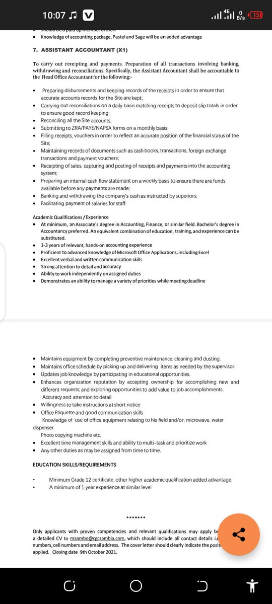 Slick_ZM's tweet photo. Job Ad https://t.co/Zratw5UTuG