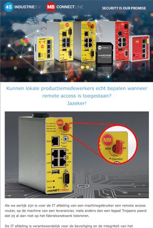 Nieuwste nieuwsbrief. MB connect line nieuws: Kunnen lokale productiemedewerkers echt bepalen wanneer remote access is toegestaan? Jazeker! En tips van onze supportafdeling
buff.ly/2T8TYlU