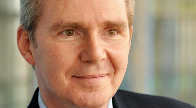 Nigel Shadbolt stares into the distance.