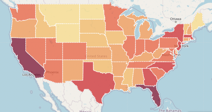 Introducing cluster-tracker: a daily-updated website for exploring the geographic spread of SARS-CoV-2 across the US. Check it out here clustertracker.gi.ucsc.edu